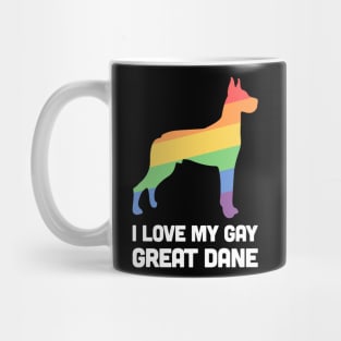 Great Dane - Funny Gay Dog LGBT Pride Mug